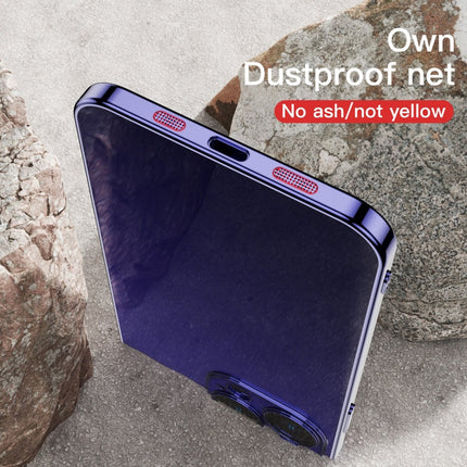 Dustproof Glass Lens Protection Electroplating Phone Case, For iPhone 14 Pro, For iPhone 14 Pro Max