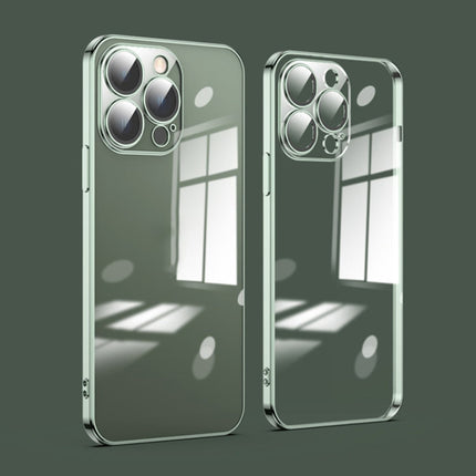Dustproof Glass Lens Protection Electroplating Phone Case, For iPhone 13 Pro Max, For iPhone 12
