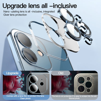 Dustproof Glass Lens Protection Electroplating Phone Case, For iPhone 12 Pro, For iPhone 12 Pro Max