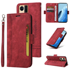 BETOPNICE Dual-side Buckle Leather Phone Case, For vivo S12, For Realme 9i / A96 4G / A76 4G / A36 4G, For OPPO Reno7 / F21 Pro, For Realme GT Neo2 5G CN Version