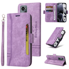 BETOPNICE Dual-side Buckle Leather Phone Case, For vivo S12, For Realme 9i / A96 4G / A76 4G / A36 4G, For OPPO Reno7 / F21 Pro, For Realme GT Neo2 5G CN Version