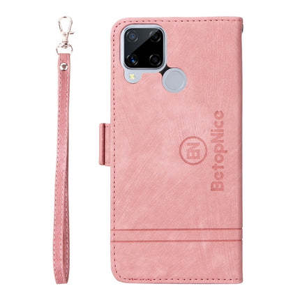 BETOPNICE Dual-side Buckle Leather Phone Case, For Realme C15, For vivo Y21 2021, For vivo Y20, For Realme 9 Pro