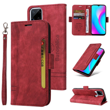 BETOPNICE Dual-side Buckle Leather Phone Case, For Realme C15, For vivo Y21 2021, For vivo Y20, For Realme 9 Pro