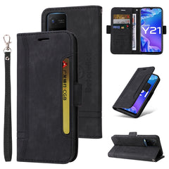BETOPNICE Dual-side Buckle Leather Phone Case, For vivo Y21 2021, For Realme C15, For Realme 9 Pro, For vivo Y20