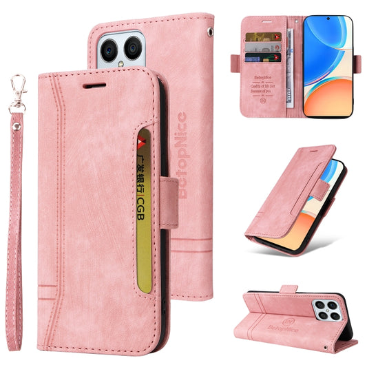 BETOPNICE Dual-side Buckle Leather Phone Case, For Honor X8, For Motorola Moto G52 / G82, For Huawei nova 8i, For Motorola Moto E32