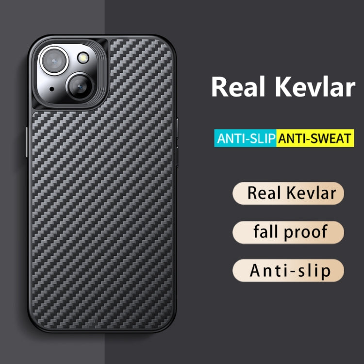 Carbon Fiber Kevlar TPU Phone Case, For iPhone 14, For iPhone 14 Plus, For iPhone 14 Pro, For iPhone 14 Pro Max