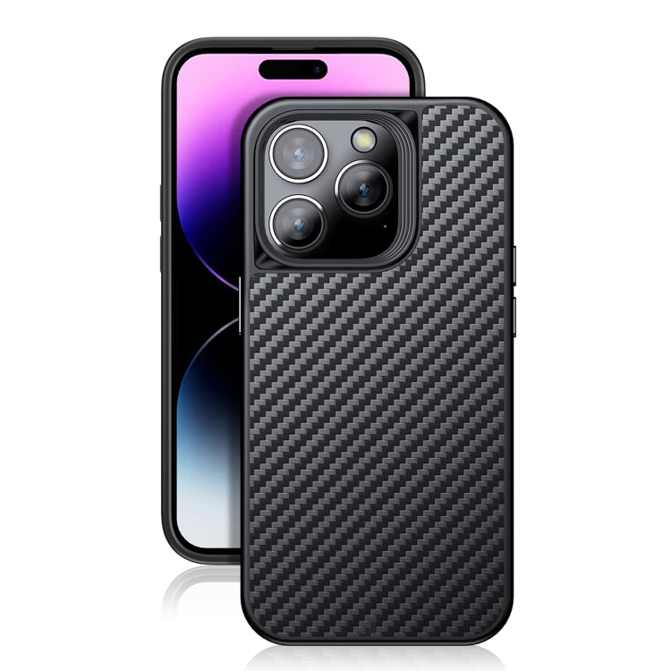 Carbon Fiber Kevlar TPU Phone Case, For iPhone 14, For iPhone 14 Plus, For iPhone 14 Pro, For iPhone 14 Pro Max