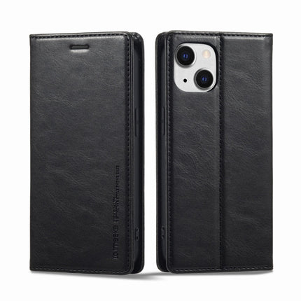 LC.IMEEKE RFID Anti-theft Leather Phone Case, For iPhone 13, For iPhone 13 Mini, For iPhone 14, For iPhone 14 Plus