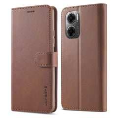 LC.IMEEKE Calf Texture Leather Phone Case, For Xiaomi Redmi 10 5G, For Xiaomi Poco M5, For Xiaomi Poco M4 5G, For Xiaomi Redmi Note 11E 5G