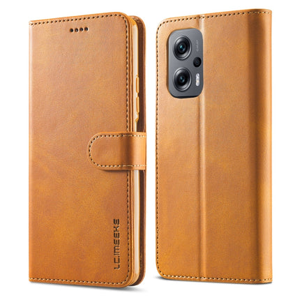 LC.IMEEKE Calf Texture Leather Phone Case, For Xiaomi Redmi 10 5G, For Xiaomi Poco M5, For Xiaomi Poco M4 5G, For Xiaomi Redmi Note 11E 5G