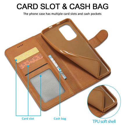 LC.IMEEKE Calf Texture Leather Phone Case, For Xiaomi Redmi 10 Prime＋5G, For Xiaomi Redmi 11 Prime 5G
