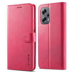 LC.IMEEKE Calf Texture Leather Phone Case, For Xiaomi Redmi 10 Prime＋5G, For Xiaomi Redmi 11 Prime 5G
