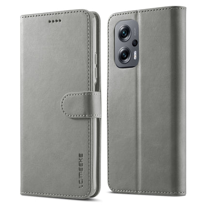 LC.IMEEKE Calf Texture Leather Phone Case, For Xiaomi Redmi 10 Prime＋5G, For Xiaomi Redmi 11 Prime 5G