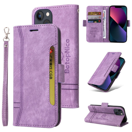 BETOPNICE Dual-side Buckle Leather Phone Case, For iPhone 14, For iPhone 14 Plus, For iPhone 14 Pro, For iPhone 14 Pro Max
