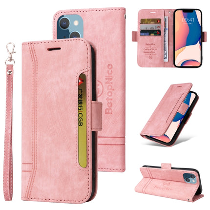BETOPNICE Dual-side Buckle Leather Phone Case, For iPhone 14, For iPhone 14 Plus, For iPhone 14 Pro, For iPhone 14 Pro Max