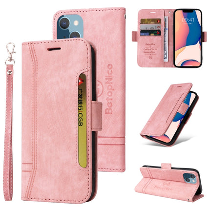 BETOPNICE Dual-side Buckle Leather Phone Case, For iPhone 14, For iPhone 14 Plus, For iPhone 14 Pro, For iPhone 14 Pro Max