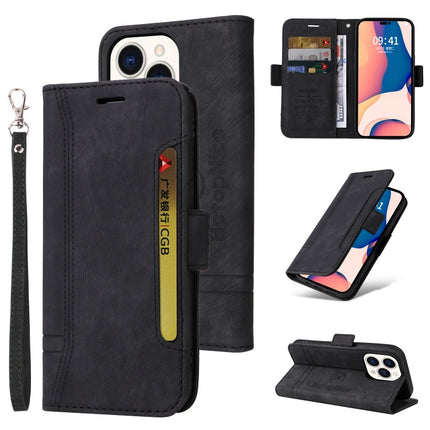 BETOPNICE Dual-side Buckle Leather Phone Case, For iPhone 14, For iPhone 14 Plus, For iPhone 14 Pro, For iPhone 14 Pro Max