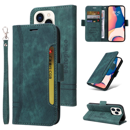 BETOPNICE Dual-side Buckle Leather Phone Case, For iPhone 14, For iPhone 14 Plus, For iPhone 14 Pro, For iPhone 14 Pro Max