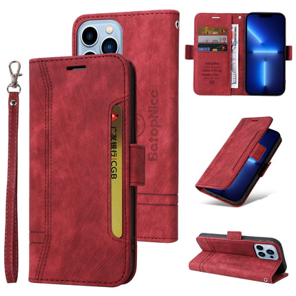 BETOPNICE Dual-side Buckle Leather Phone Case, For iPhone 13 mini, For iPhone 13, For iPhone 13 Pro, For iPhone 13 Pro Max