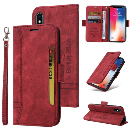 BETOPNICE Dual-side Buckle Leather Phone Case, For iPhone 11 Pro, For iPhone 11 Pro Max, For iPhone X / XS, For iPhone XR