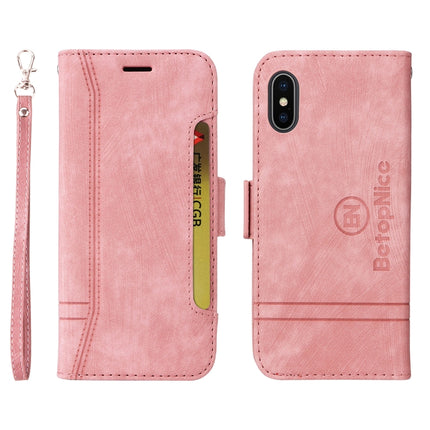 BETOPNICE Dual-side Buckle Leather Phone Case, For iPhone XS Max, For iPhone SE 2022 / SE 2020 / 7 / 8, For iPhone 7 Plus / 8 Plus