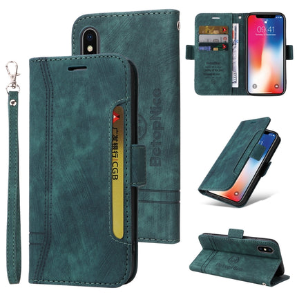 BETOPNICE Dual-side Buckle Leather Phone Case, For iPhone XS Max, For iPhone SE 2022 / SE 2020 / 7 / 8, For iPhone 7 Plus / 8 Plus