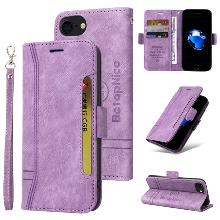 BETOPNICE Dual-side Buckle Leather Phone Case, For iPhone XS Max, For iPhone SE 2022 / SE 2020 / 7 / 8, For iPhone 7 Plus / 8 Plus