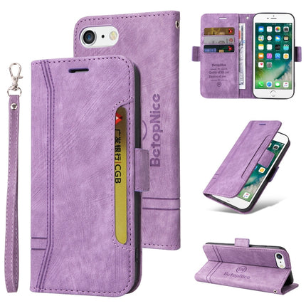 BETOPNICE Dual-side Buckle Leather Phone Case, For iPhone XS Max, For iPhone SE 2022 / SE 2020 / 7 / 8, For iPhone 7 Plus / 8 Plus