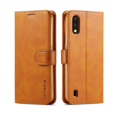 LC.IMEEKE Calf Texture Horizontal Flip Leather Case, with Holder & Card Slots & Wallet & Photo Frame, For Samsung Galaxy A41, For Galaxy A01, For Galaxy A11 / M11, For Galaxy A21, For Galaxy A70e, For Galaxy A41