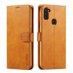 LC.IMEEKE Calf Texture Horizontal Flip Leather Case, with Holder & Card Slots & Wallet & Photo Frame, For Samsung Galaxy A41, For Galaxy A01, For Galaxy A11 / M11, For Galaxy A21, For Galaxy A70e, For Galaxy A41