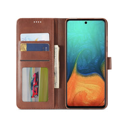 LC.IMEEKE Calf Texture Horizontal Flip Leather Case, with Holder & Card Slots & Wallet & Photo Frame, For Samsung Galaxy A41, For Galaxy A01, For Galaxy A11 / M11, For Galaxy A21, For Galaxy A70e, For Galaxy A41