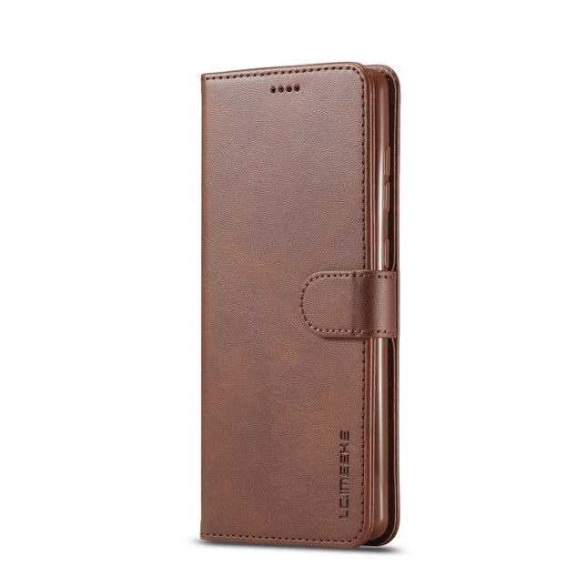 LC.IMEEKE Calf Texture Horizontal Flip Leather Case, with Holder & Card Slots & Wallet & Photo Frame, For Galaxy A41