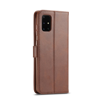 LC.IMEEKE Calf Texture Horizontal Flip Leather Case, with Holder & Card Slots & Wallet & Photo Frame, For Galaxy A41