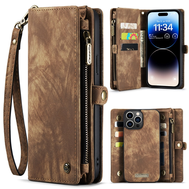 CaseMe 008 Detachable Multifunctional Leather Phone Case, For iPhone 14, For iPhone 14 Plus, For iPhone 14 Pro, For iPhone 14 Pro Max, For Samsung Galaxy Z Fold4