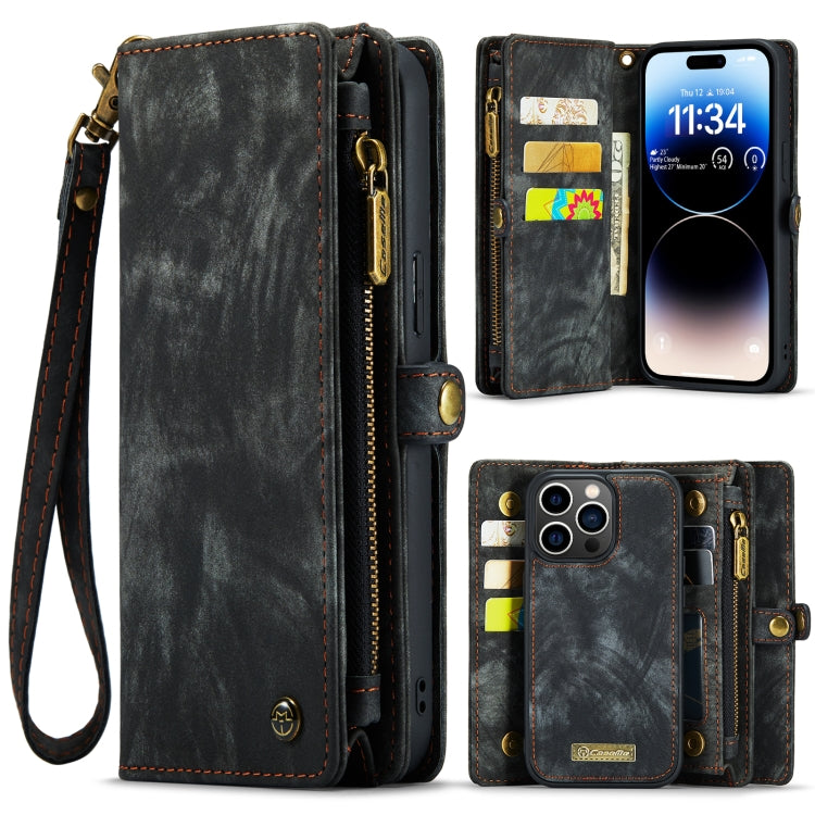 CaseMe 008 Detachable Multifunctional Leather Phone Case, For iPhone 14, For iPhone 14 Plus, For iPhone 14 Pro, For iPhone 14 Pro Max, For Samsung Galaxy Z Fold4