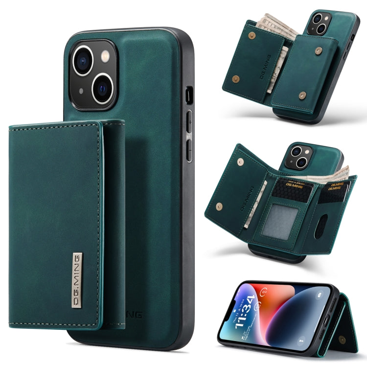 DG.MING M1 Series 3-Fold Multi Card Wallet Leather Case, For iPhone 14, For iPhone 14 Plus, For iPhone 14 Pro, For iPhone 14 Pro Max