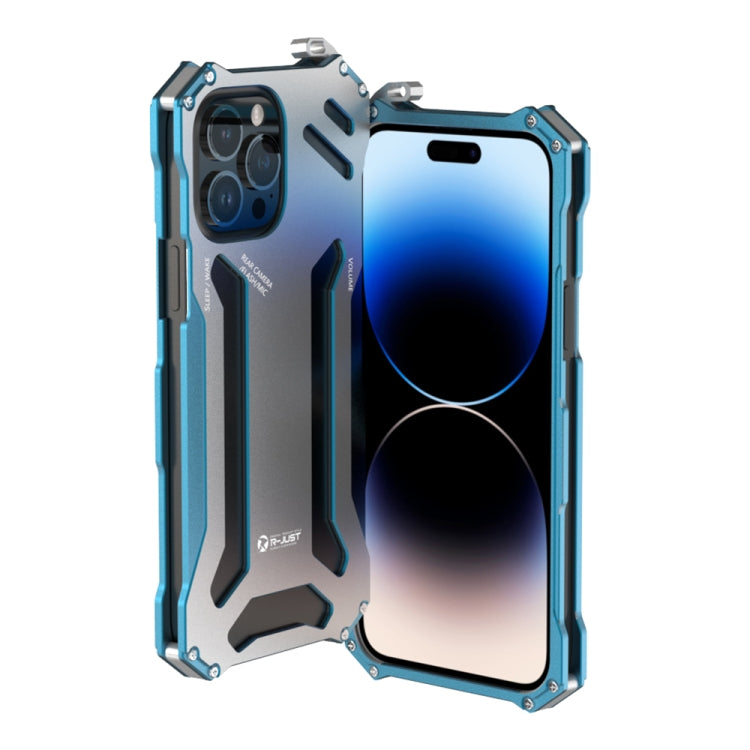 R-JUST RJ17 Shockproof Armor Metal Phone Case, For iPhone 14, For iPhone 14 Plus, For iPhone 14 Pro, For iPhone 14 Pro Max