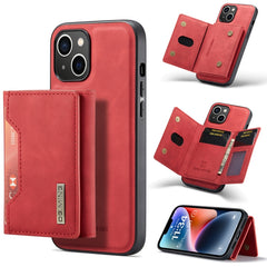 DG.MING M2 Series 3-Fold Card Bag Magnetic Leather Case, For iPhone 14, For iPhone 14 Plus, For iPhone 14 Pro, For iPhone 14 Pro Max