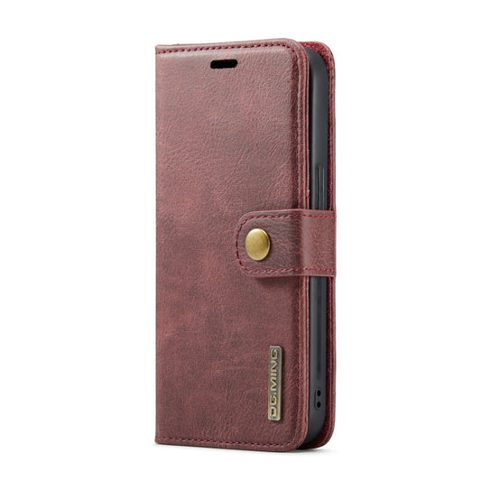 DG.MING Crazy Horse Texture Detachable Magnetic Leather Case, For iPhone 14, For iPhone 14 Plus, For iPhone 14 Pro, For iPhone 14 Pro Max