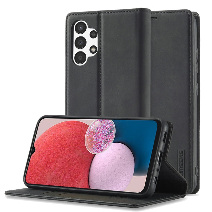LC.IMEEKE Strong Magnetism Ultra-thin Matte Leather Case, For Samsung Galaxy A13 4G/5G