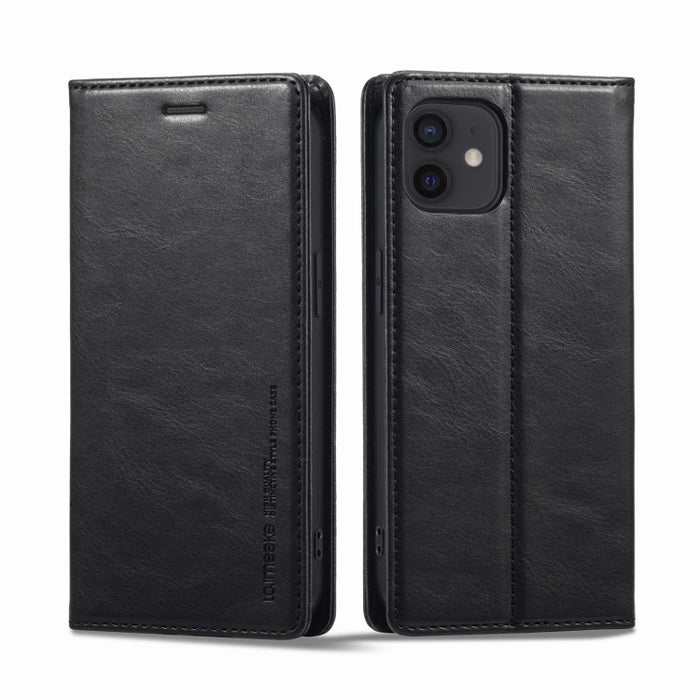 LC.IMEEKE RFID Anti-theft Leather Phone Case, For iPhone 12 mini, For iPhone 11, For iPhone 11 Pro, For iPhone 11 Pro Max