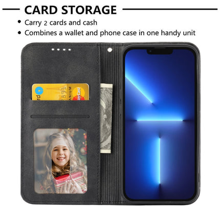 Cubic Grid Calf Texture Magnetic Closure Leather Phone Case, For iPhone 12 mini, For iPhone 12 / 12 Pro, For iPhone 12 Pro Max, For iPhone 11