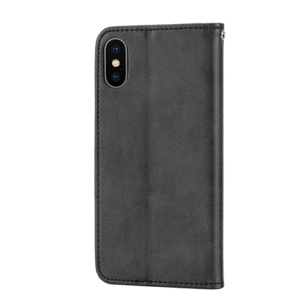 Cubic Grid Calf Texture Magnetic Closure Leather Phone Case, For iPhone XS Max, For iPhone SE 2022 / SE 2020 / 7 / 8, For iPhone 7 Plus / 8 Plus