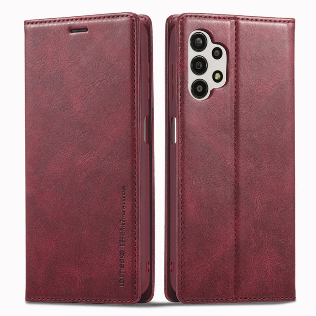 LC.IMEEKE RFID Anti-theft Leather Phone Case, For Samsung Galaxy A04 / A04s / A13 4G&5G