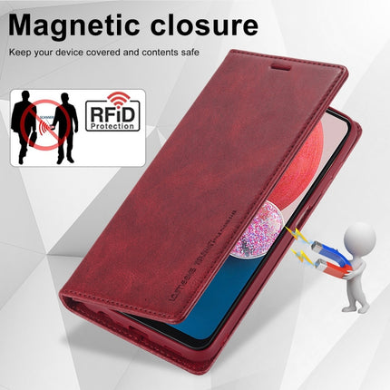 LC.IMEEKE RFID Anti-theft Leather Phone Case, For Samsung Galaxy A04 / A04s / A13 4G&5G
