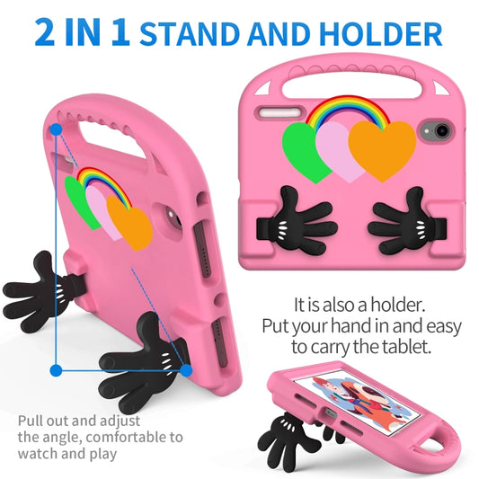 Love Small Palm Holder EVA Tablet Case, For iPad mini 2024 /mini 6, For Amazon Fire HD 10 2021, For iPad 10.2 / iPad Pro 10.5, For iPad mini 2024 / mini 6, For Samsung Tab S6 Lite, For Walmart Onn 8 inch, For Samsung Galaxy Tab A 8.0 2019��������������...