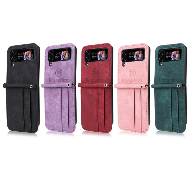 BETOPNICE Dual-side Buckle Leather Phone Case, For Samsung Galaxy Z Flip4, For Samsung Galaxy Z Fold4, For Samsung Galaxy Z Fold3, For OPPO Reno8 Pro 5G Global / Reno8 Pro+
