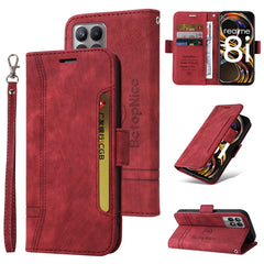 BETOPNICE Dual-side Buckle Leather Phone Case, For OPPO Reno8 5G Global, For Realme 9i 5G, For Realme 8i, For vivo Y77 5G Global