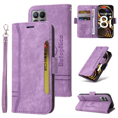 BETOPNICE Dual-side Buckle Leather Phone Case, For OPPO Reno8 5G Global, For Realme 9i 5G, For Realme 8i, For vivo Y77 5G Global