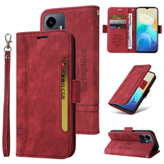 BETOPNICE Dual-side Buckle Leather Phone Case, For OPPO Reno8 5G Global, For Realme 9i 5G, For Realme 8i, For vivo Y77 5G Global